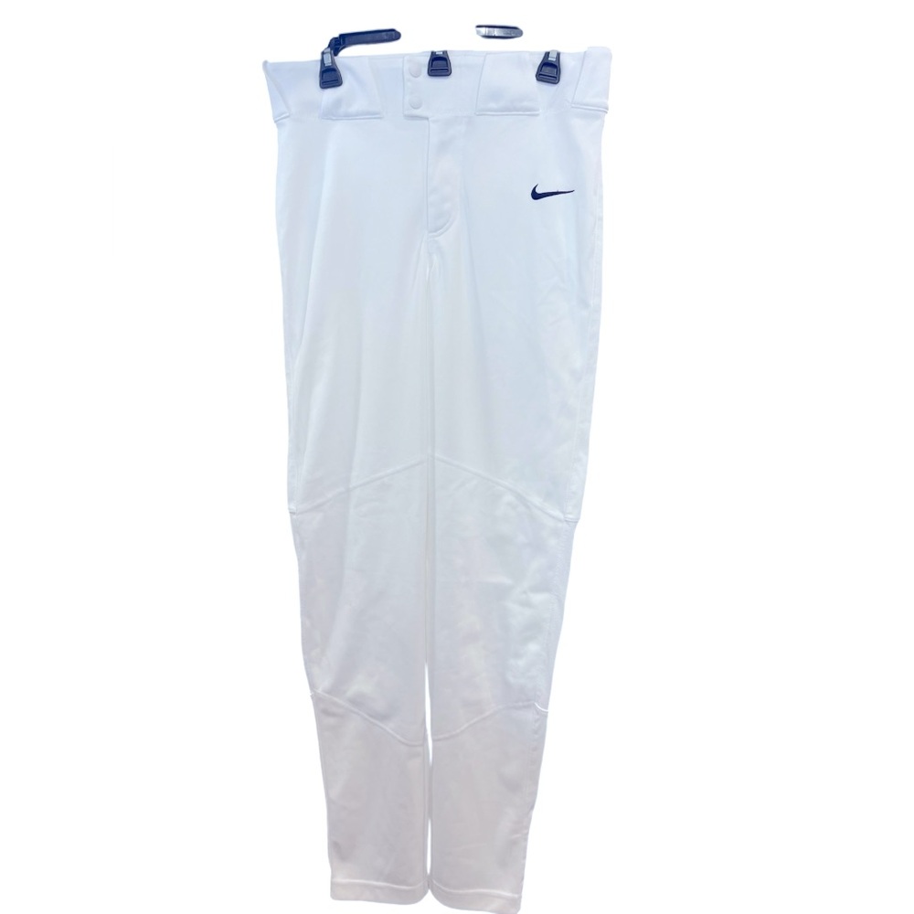 Nike Men’s White Baseball Pants with Black Swoosh - Picture 5 of 9